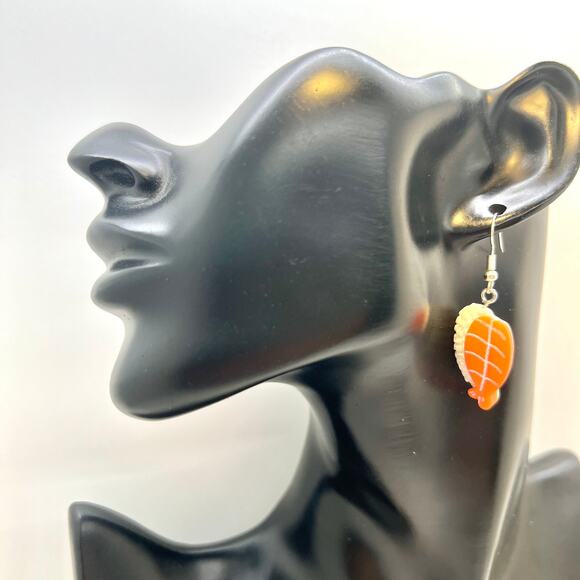 Sushi Earrings - Asian Inspired Earrings - Fish Earrings - Rice Accessories - Picture 7 of 8